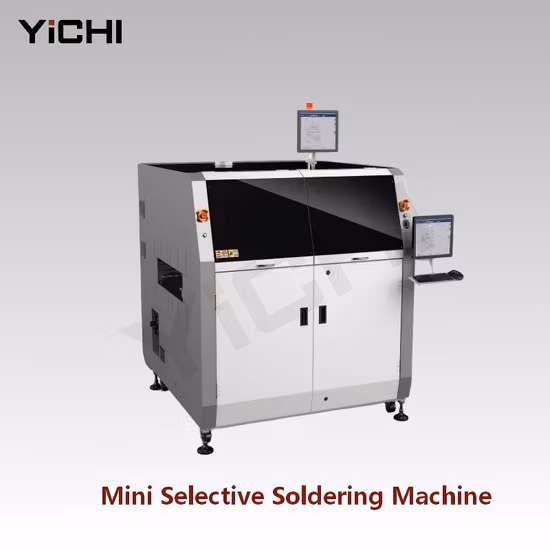 Dual Rail Dual Cylinder Selective Wave Soldering System Welding Machine for High-Mix PCB Production Line